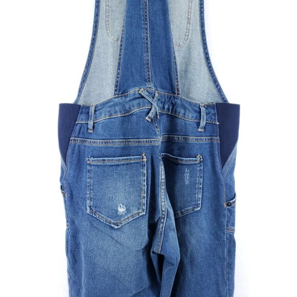 Indigo Blue Maternity Overalls Women's Size XS - Picture 3 of 10